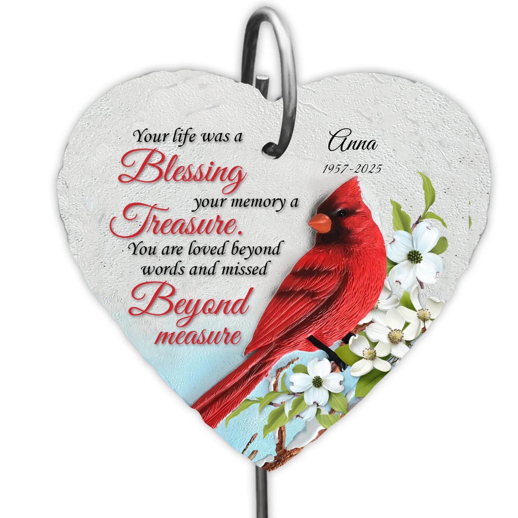 You Are Loved Beyond Words And Missed Beyond Measure - Personalized Garden Slate, Memorial Gift