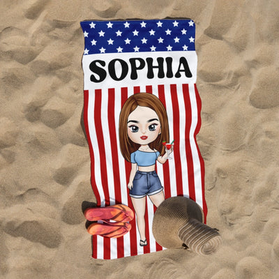 4th of July Beach Girl mk 3