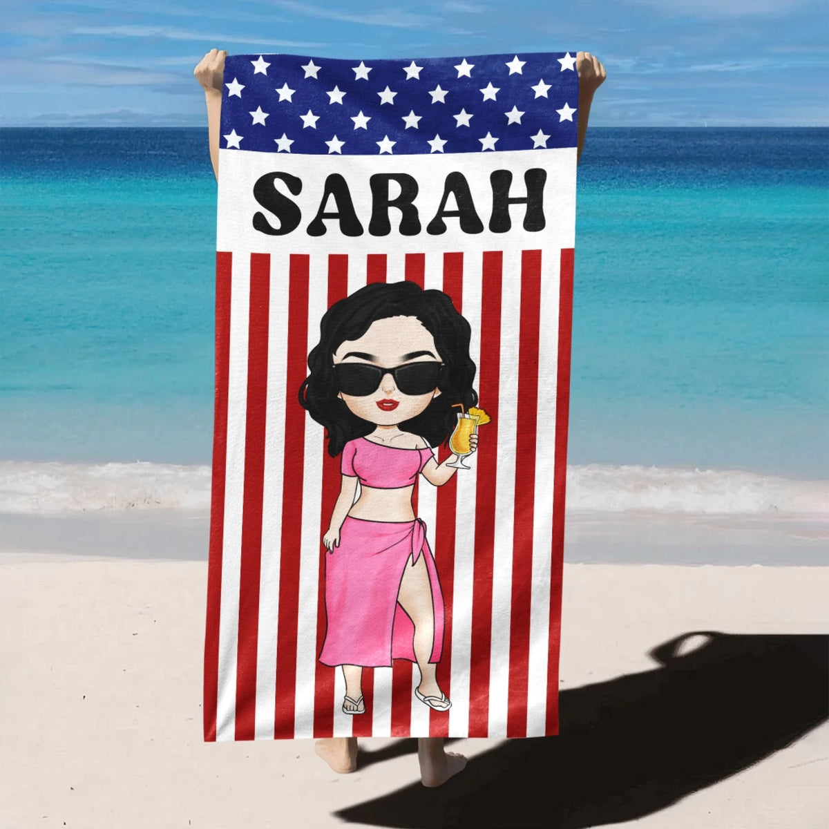 4th of July Beach Girl mk 2