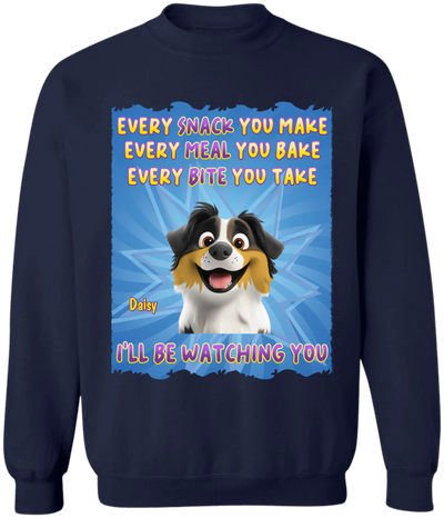 I'll Be Watching You - Personalized T-Shirt, Gift For Dog Lover