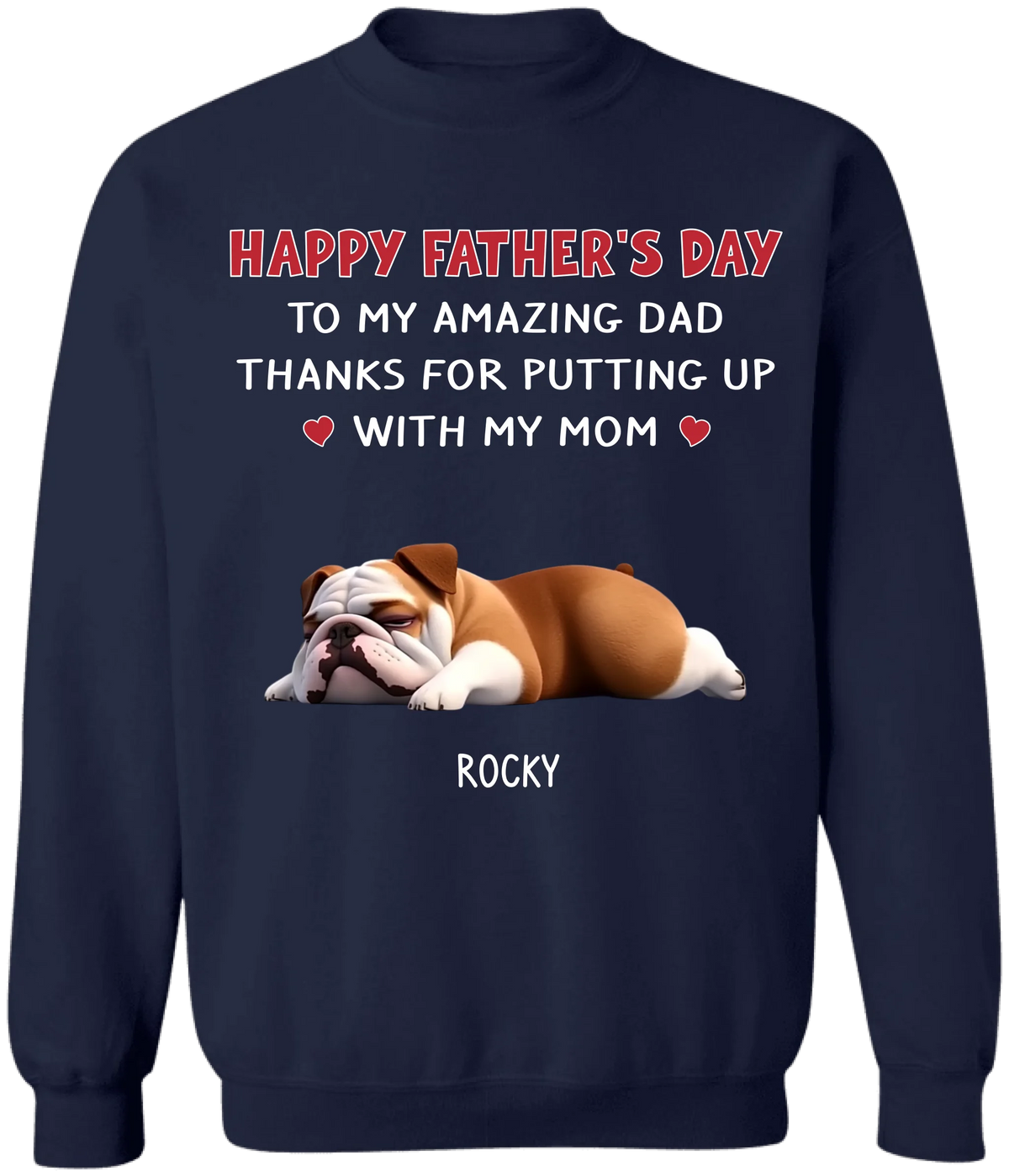 Thanks For Putting Up With My Mom - Personalized T-Shirt, Gift For Dog Lovers, Dog Dad