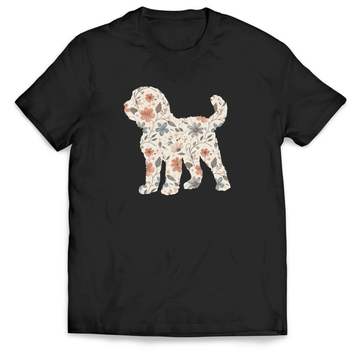 Floral Dog Breed - Personalized T-Shirt, Gift For Dog Lovers, Dog Owner Mama Gift