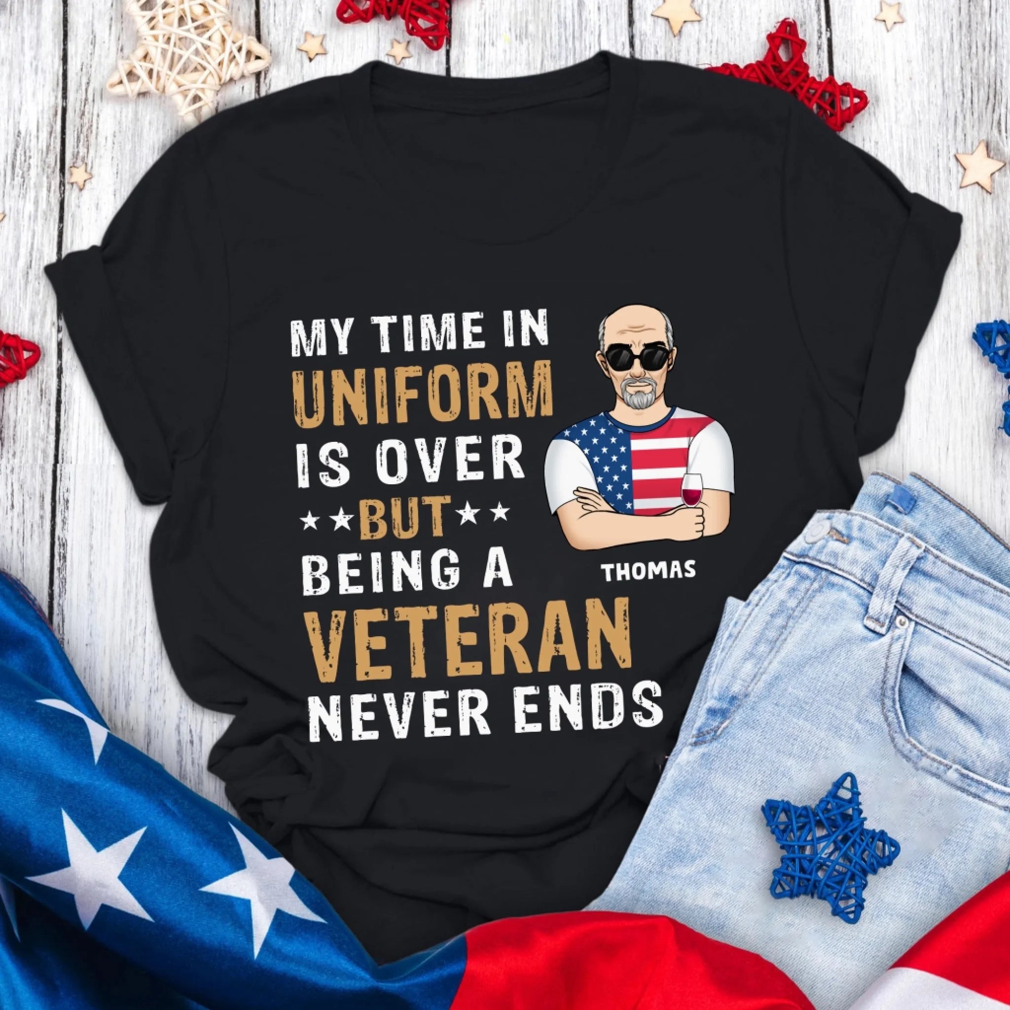 My Time In Uniform Is Over But Being A Veteran Never Ends mk 1