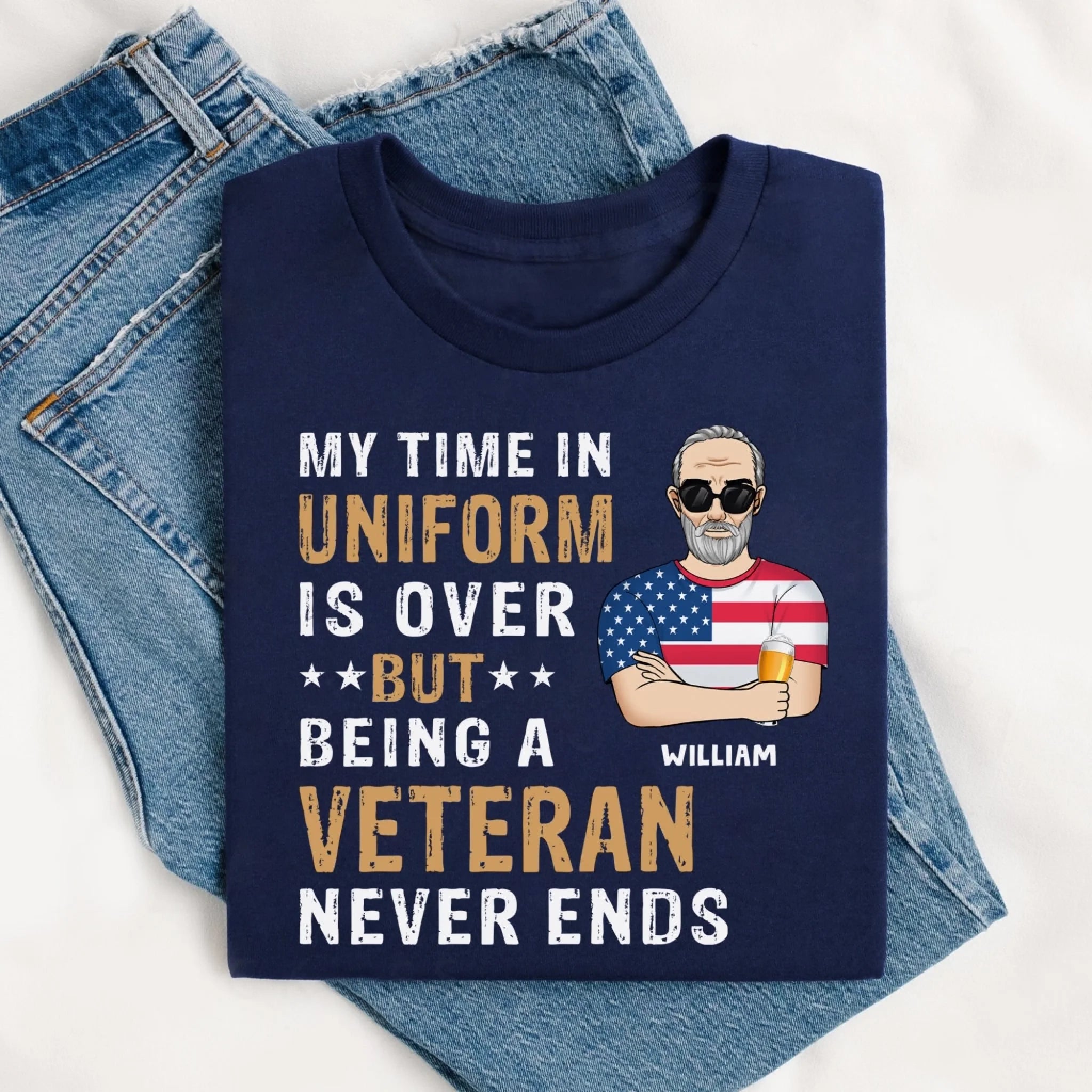 My Time In Uniform Is Over But Being A Veteran Never Ends mk 2