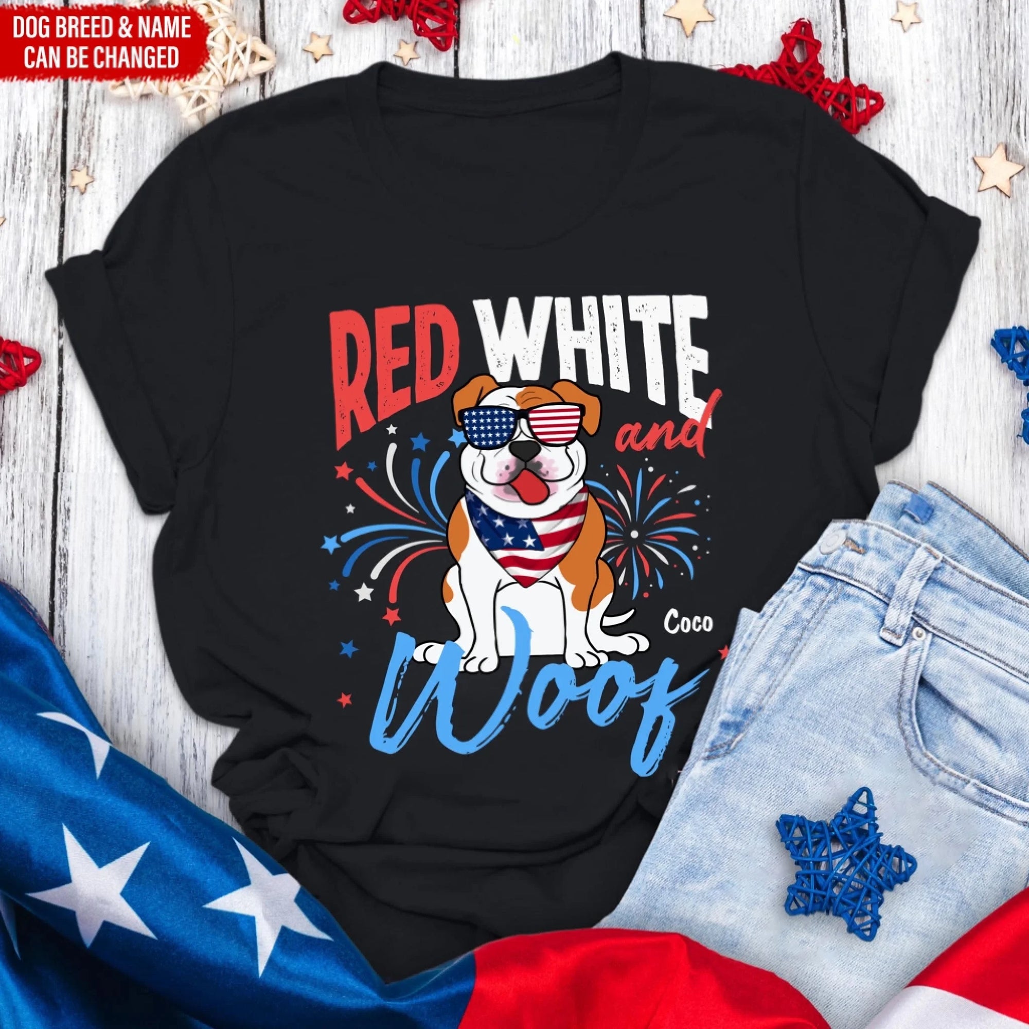 Red White And Woof mk ads