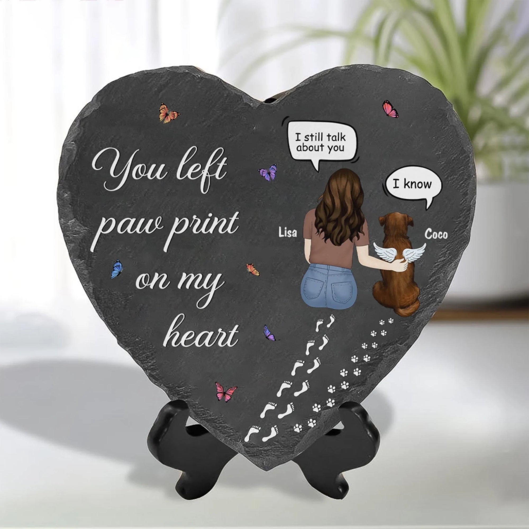 ou Left Paw Prints On My Heart mk 1