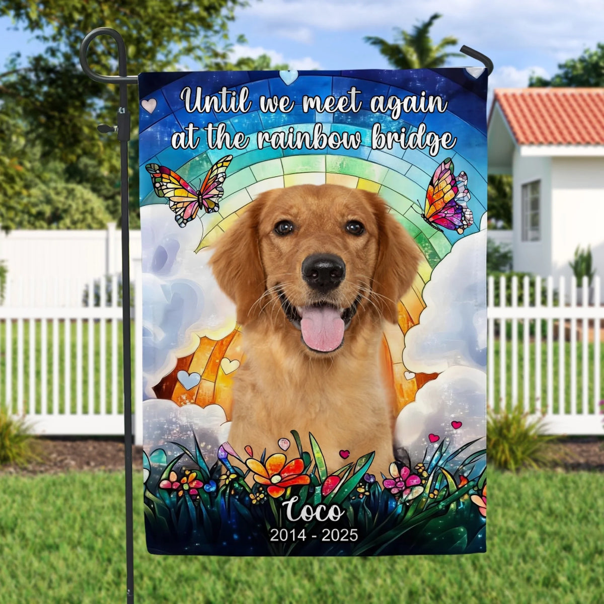 Stained Glass, Until We Meet Again At The Rainbow Bridge mk 2