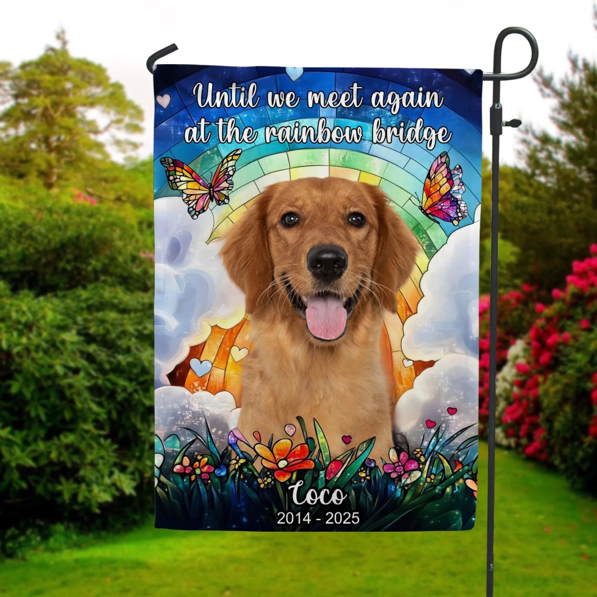 Stained Glass, Until We Meet Again At The Rainbow Bridge mk 3