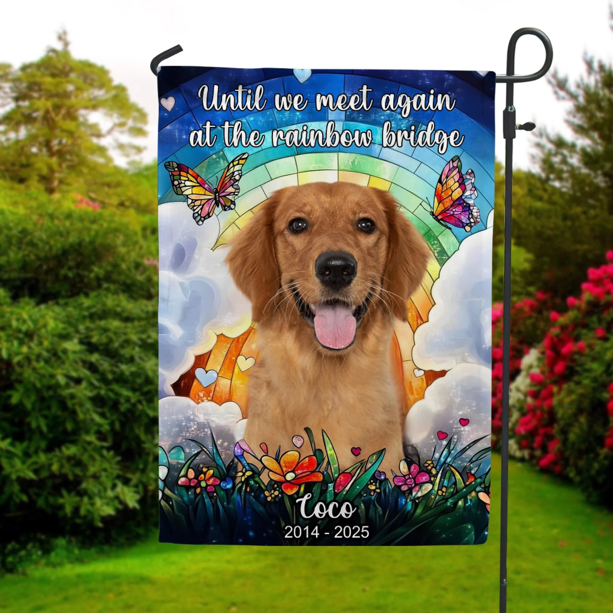 Stained Glass, Until We Meet Again At The Rainbow Bridge mk 3