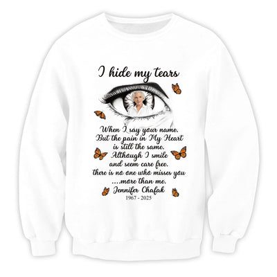 There Is No One Who Misses You More Than Me - Personalized T-Shirt, Memorial Gift