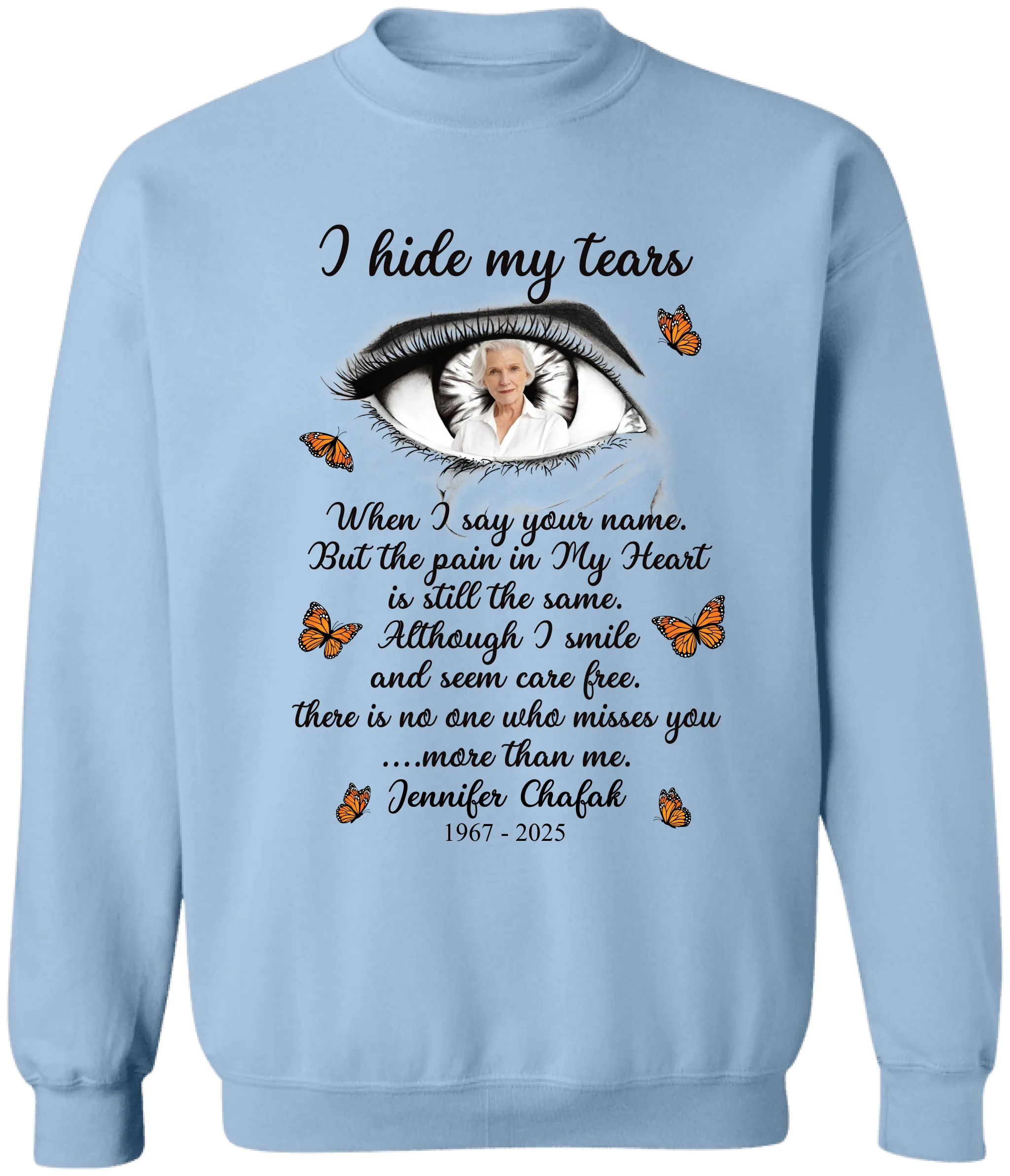 There Is No One Who Misses You More Than Me - Personalized T-Shirt, Memorial Gift