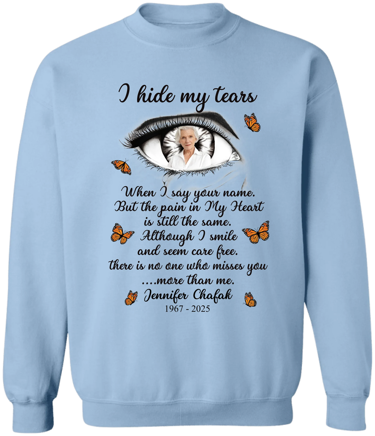 There Is No One Who Misses You More Than Me - Personalized T-Shirt, Memorial Gift