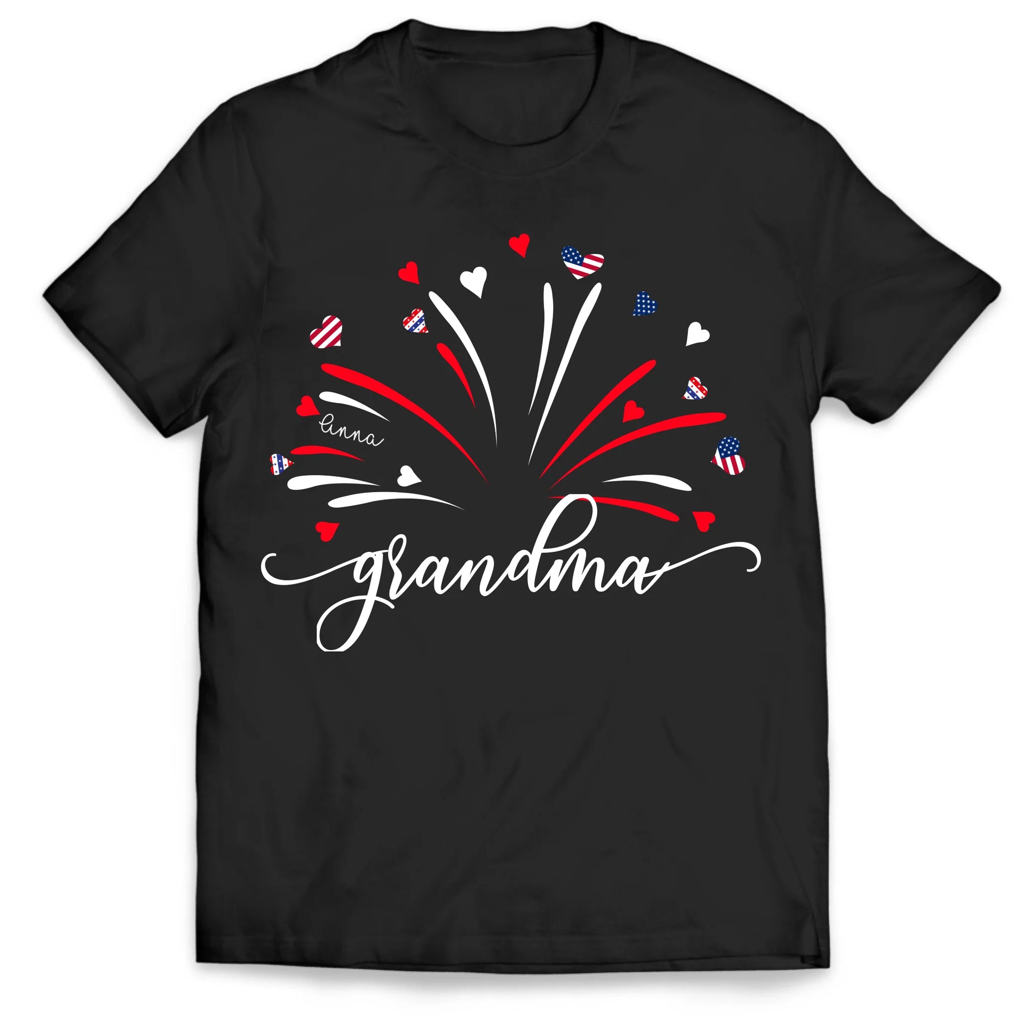 4th Of July Grandma - Personalized T-Shirt, 4th Of July Shirt, Gift For Family