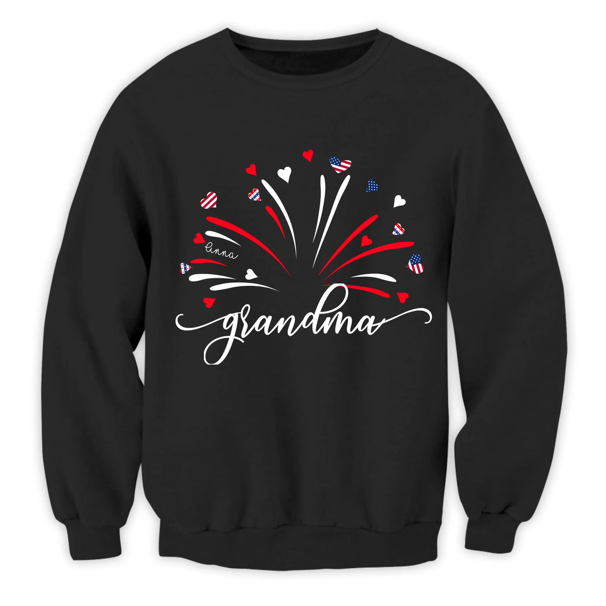 4th Of July Grandma - Personalized T-Shirt, 4th Of July Shirt, Gift For Family