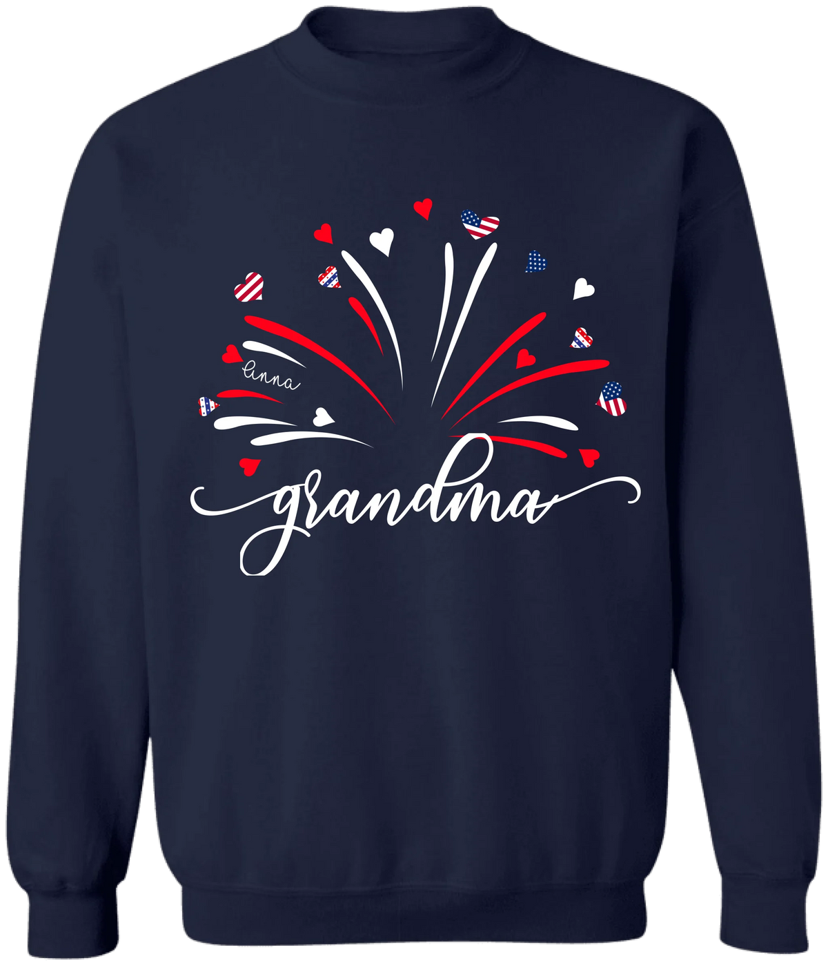 4th Of July Grandma - Personalized T-Shirt, 4th Of July Shirt, Gift For Family