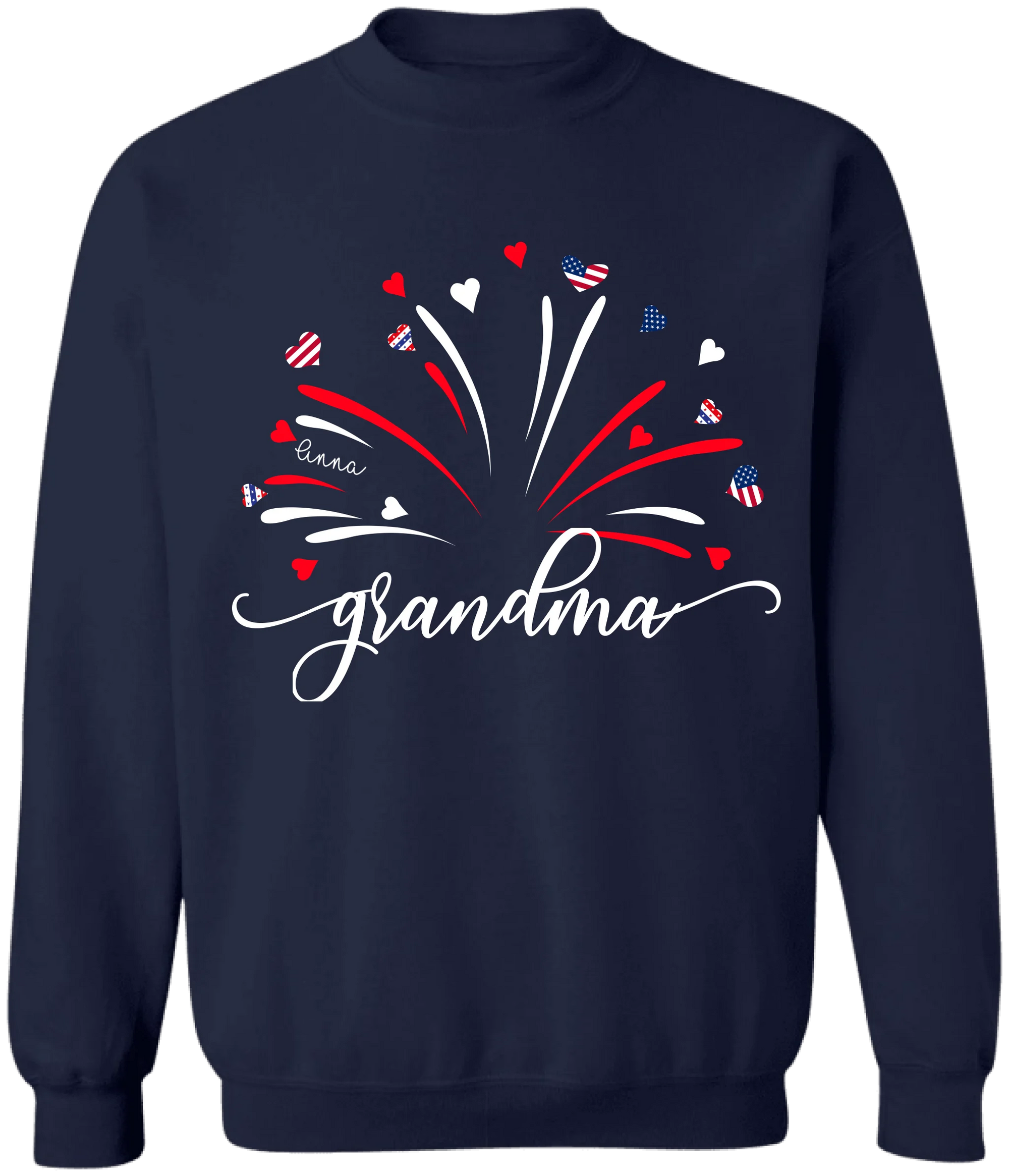 4th Of July Grandma - Personalized T-Shirt, 4th Of July Shirt, Gift For Family