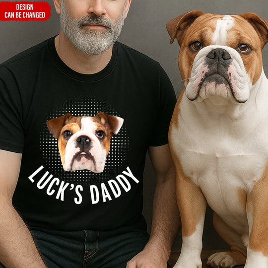 Custom Pet Portrait Photo - Personalized T-Shirt, Gift For Pet Owners, Dog Mom/Dog Dad