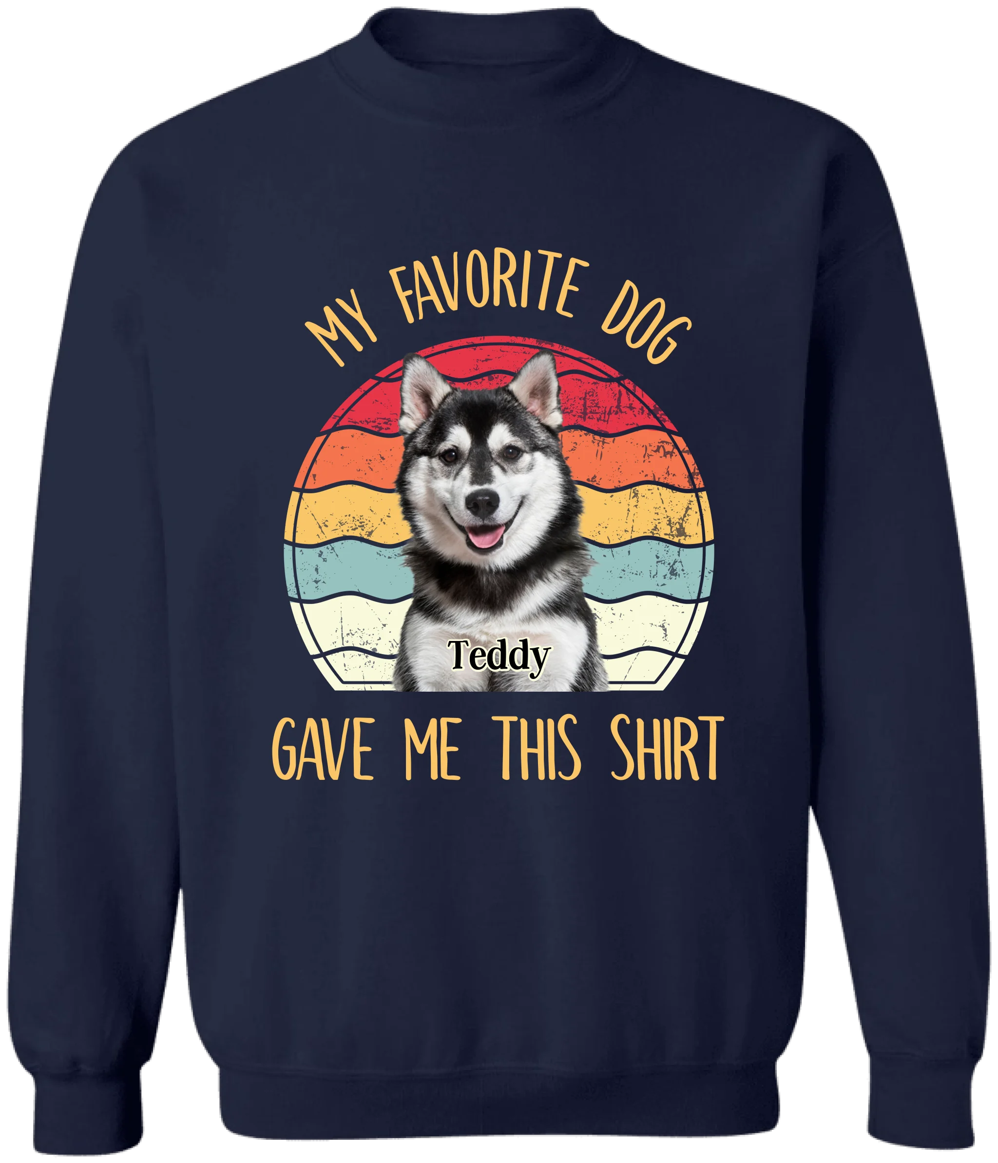 My Favorite Dog Gave Me This Shirt - Personalized T-Shirt, Funny Dog Gift