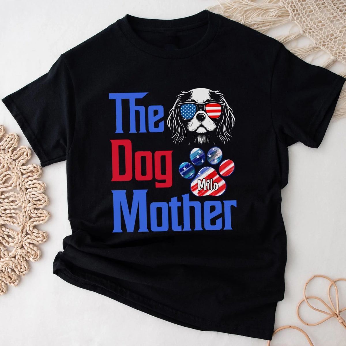 The Dog Mother 4th of July US Flag Star mk 4