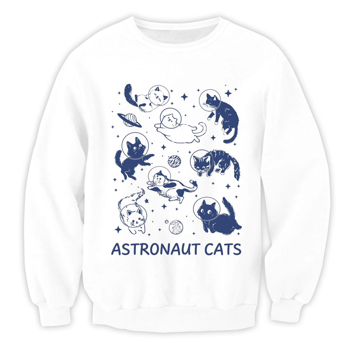 Astronaut Cat - Personalized T-Shirt, Cat In Space, Cat Lover Gift