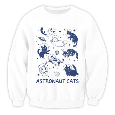 Astronaut Cat - Personalized T-Shirt, Cat In Space, Cat Lover Gift