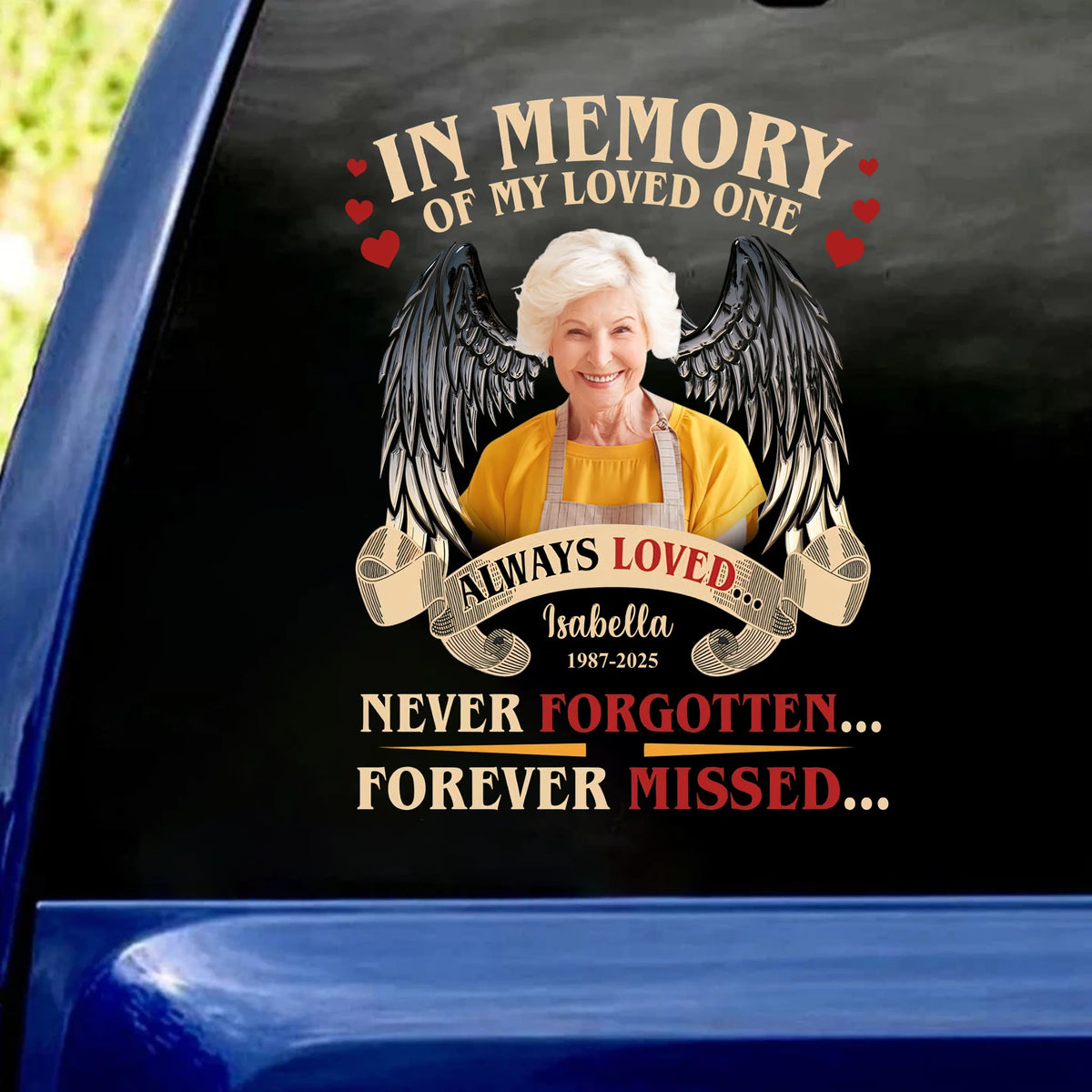 In Memory Of My Loved One - Personalized Decal, Memorial Gift, For Loss Of Loved One