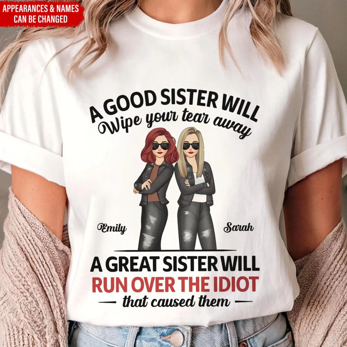 A Great Sister Will Run Over The Idiot mk ads