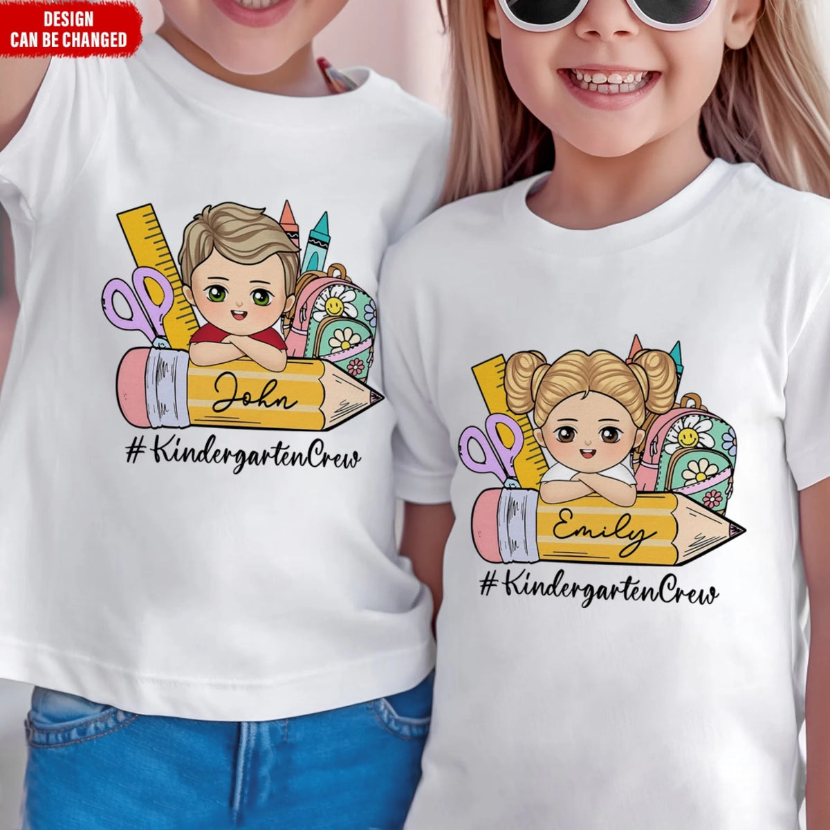 Kindergarten Crew - Personalized T-Shirt, First Day of School Shirt, Back To School Gift, Personalized Kindergarten Shirt