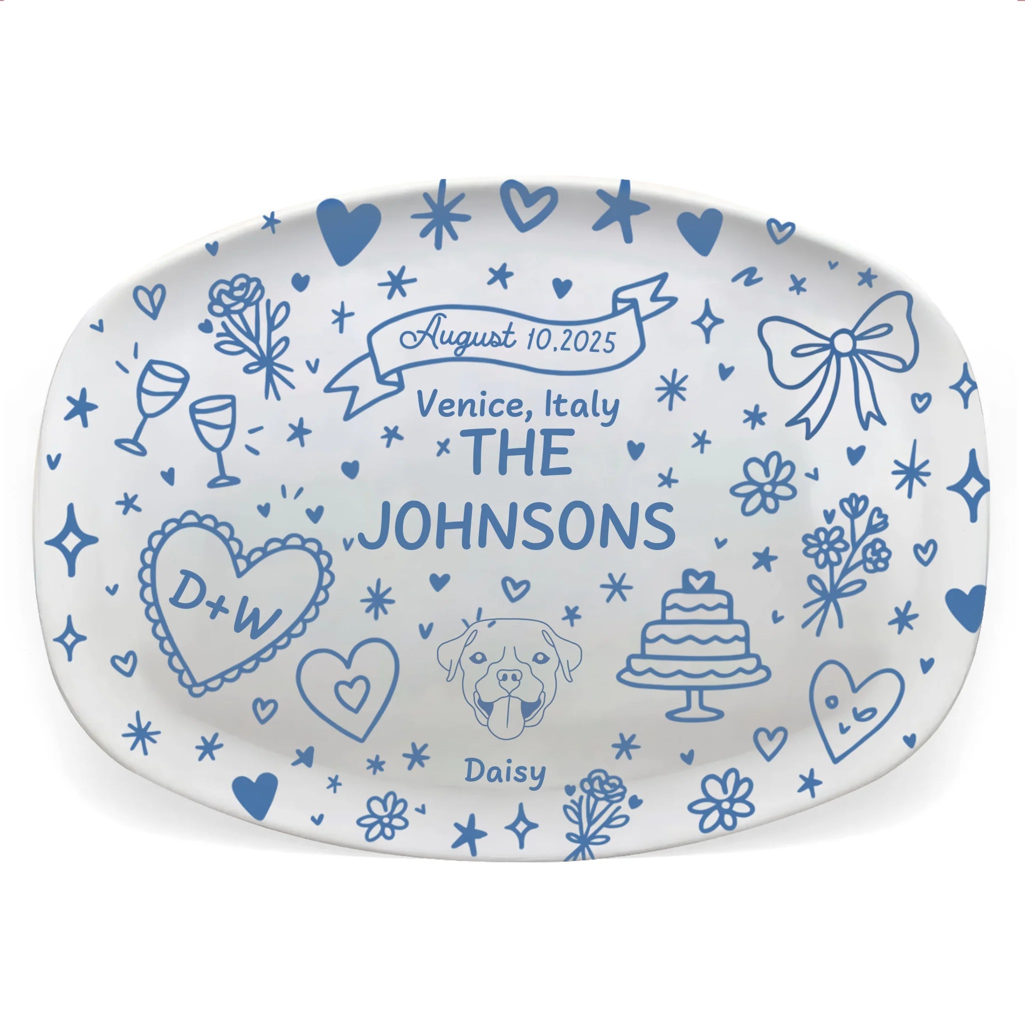 Couple Gifts, Wedding Gift For Couples - Personalized Platter, Funny Gift