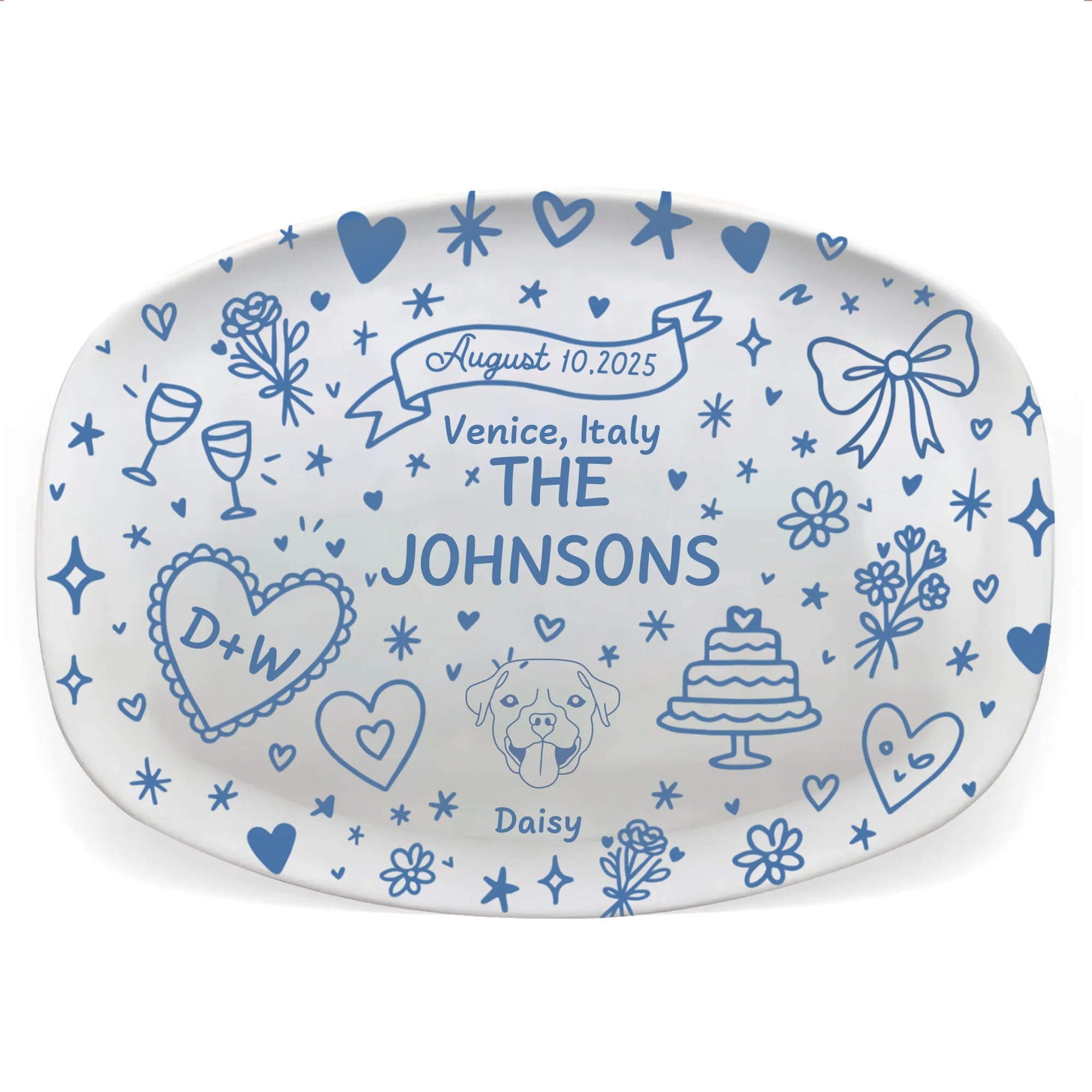 Couple Gifts, Wedding Gift For Couples - Personalized Platter, Funny Gift