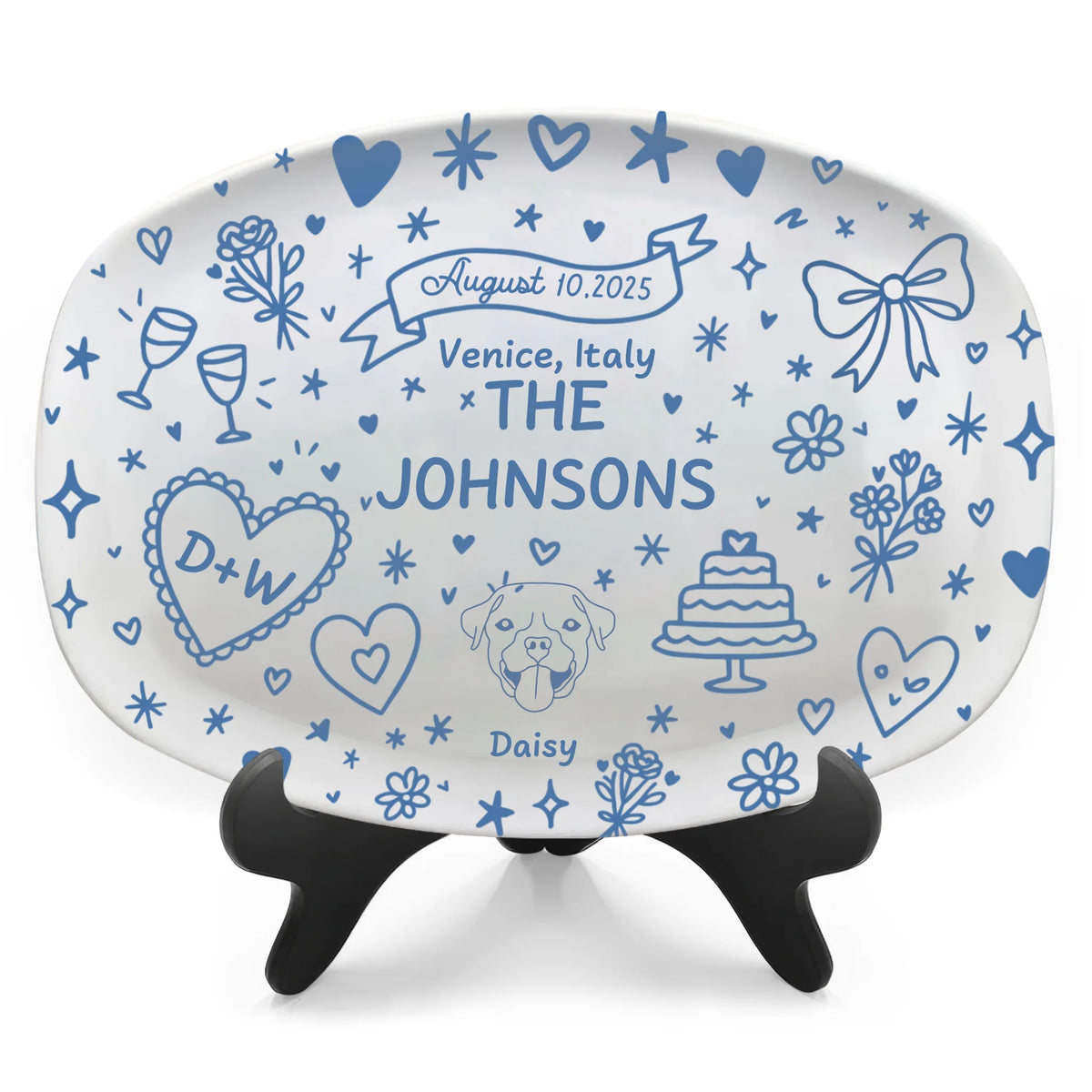 Couple Gifts, Wedding Gift For Couples - Personalized Platter, Funny Gift