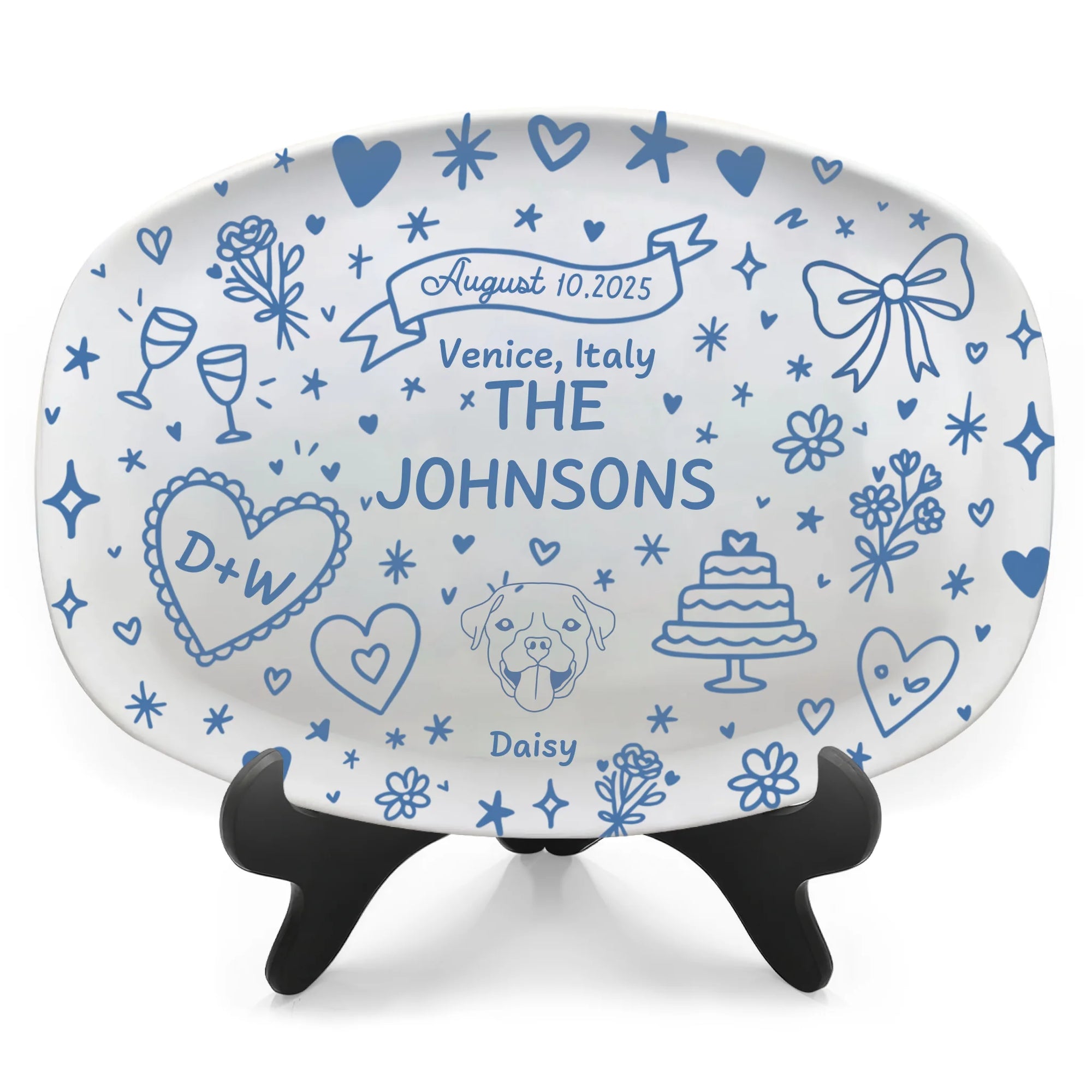 Couple Gifts, Wedding Gift For Couples - Personalized Platter, Funny Gift