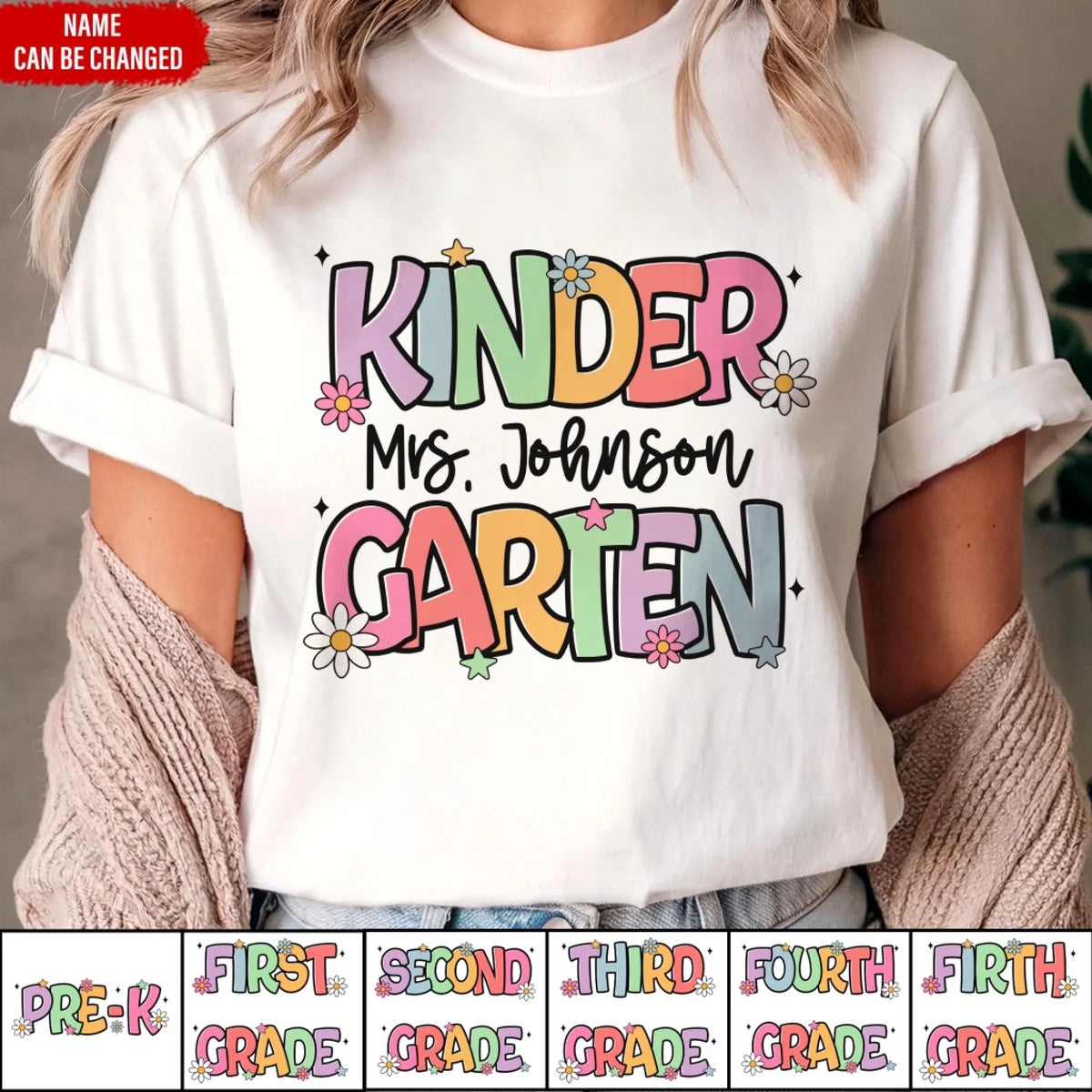 Preppy First Day Of School Shirt - Personalized Shirt, Custom Teacher Shirt, Gift For Back To School