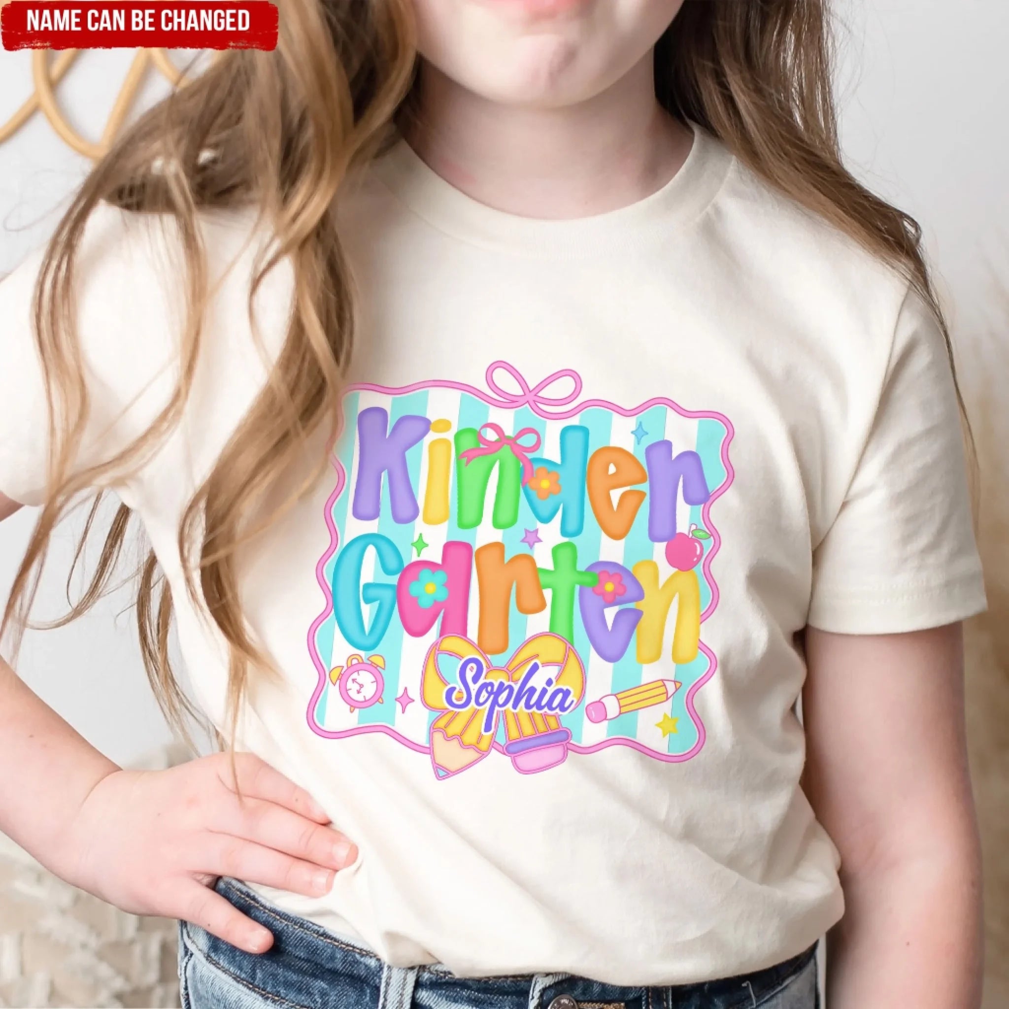 Conquete First Day of School Shirt - Personalized Tshirt, Gift For Back To School, Shirt For Daughter/Grandaughter/Niece