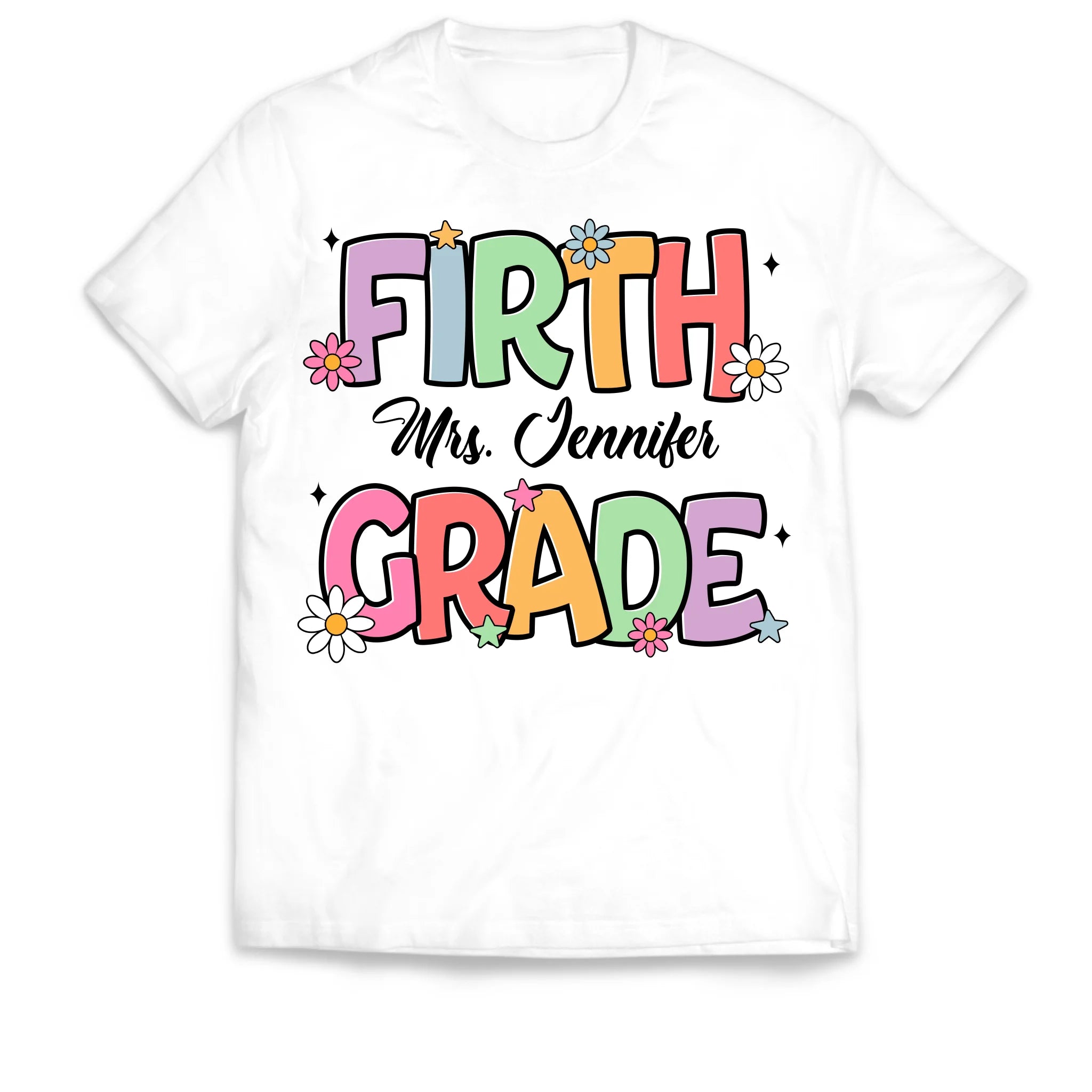 Preppy First Day Of School Shirt - Personalized Shirt, Custom Teacher Shirt, Gift For Back To School