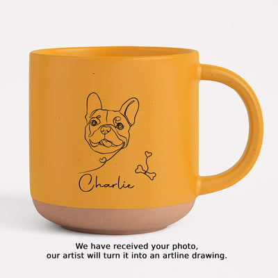 Pottery Mug - yellow