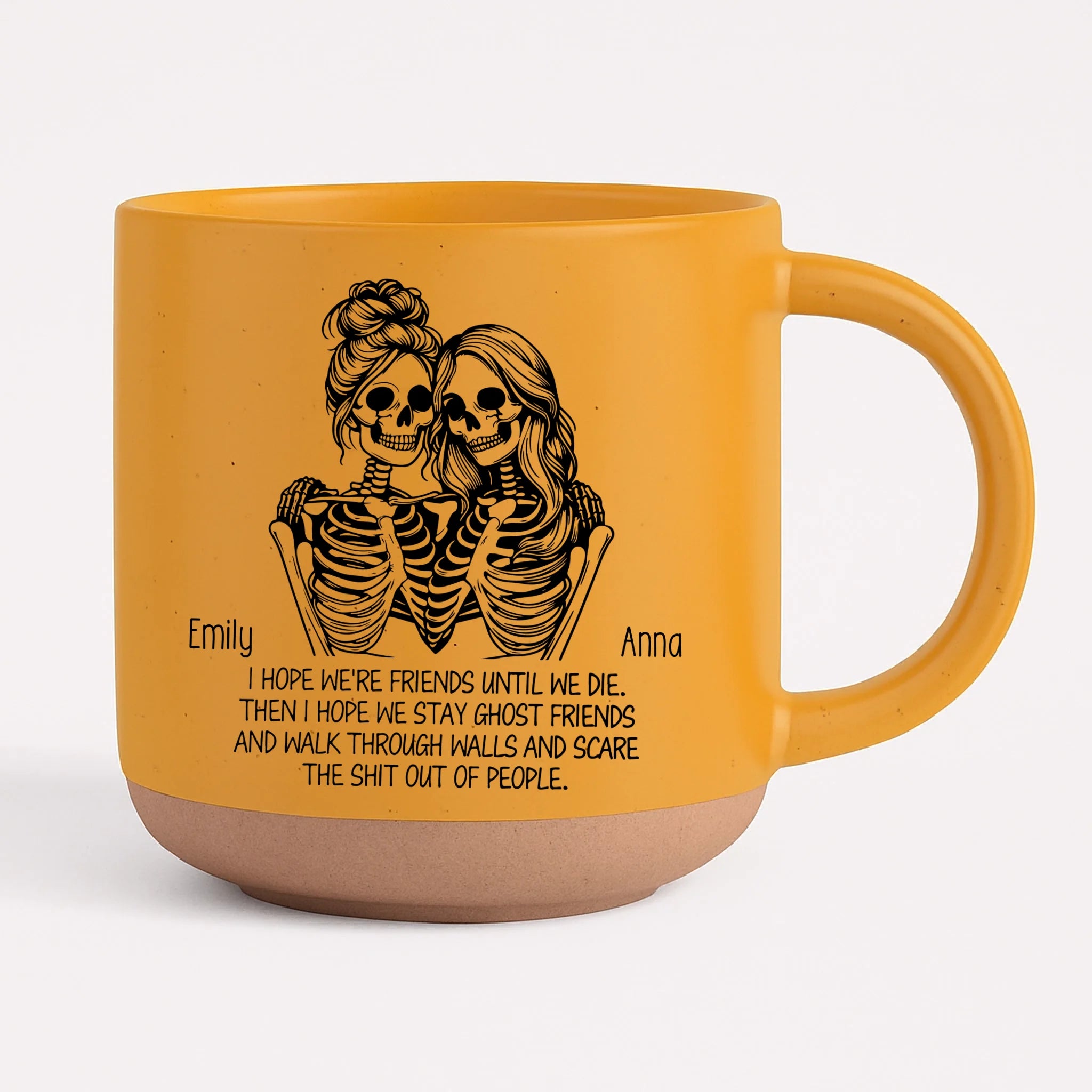Pottery Mug - yellow