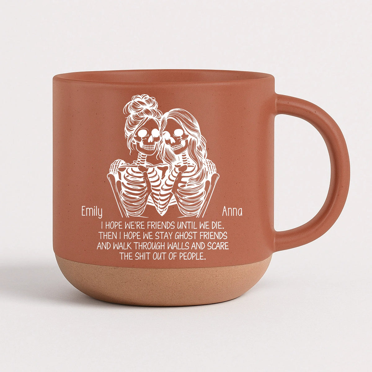 Pottery Mug - orange