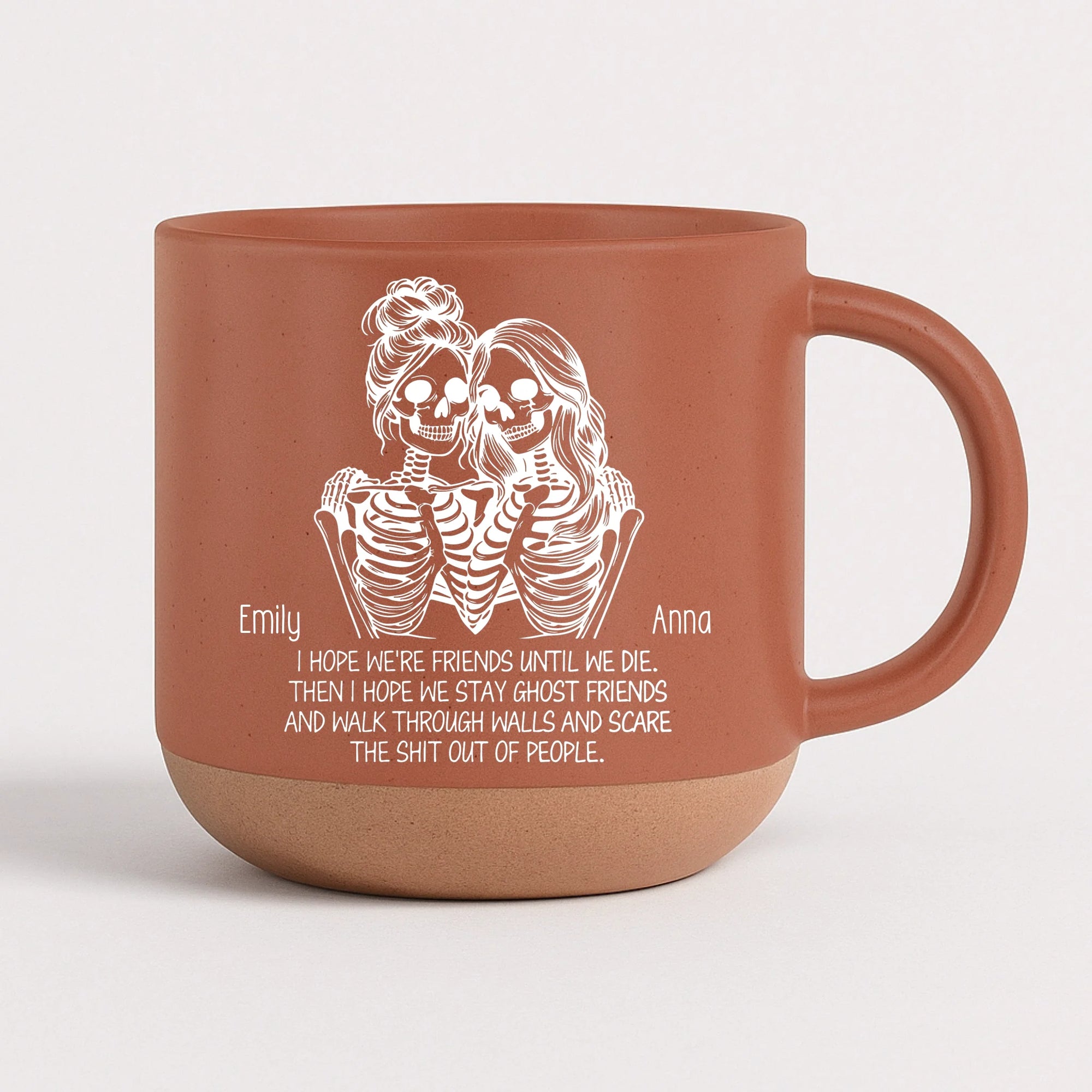 Pottery Mug - orange