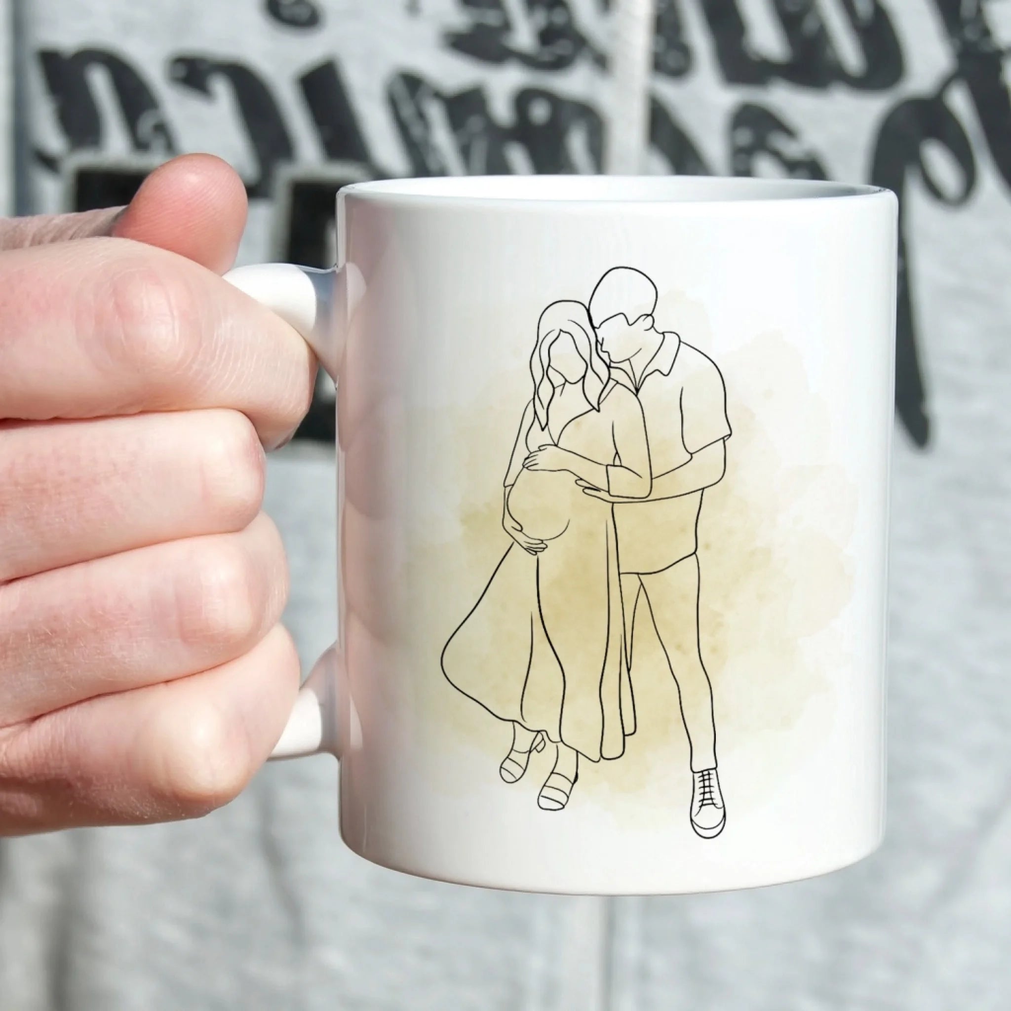 Custom Portrait One Line Drawing mk 7