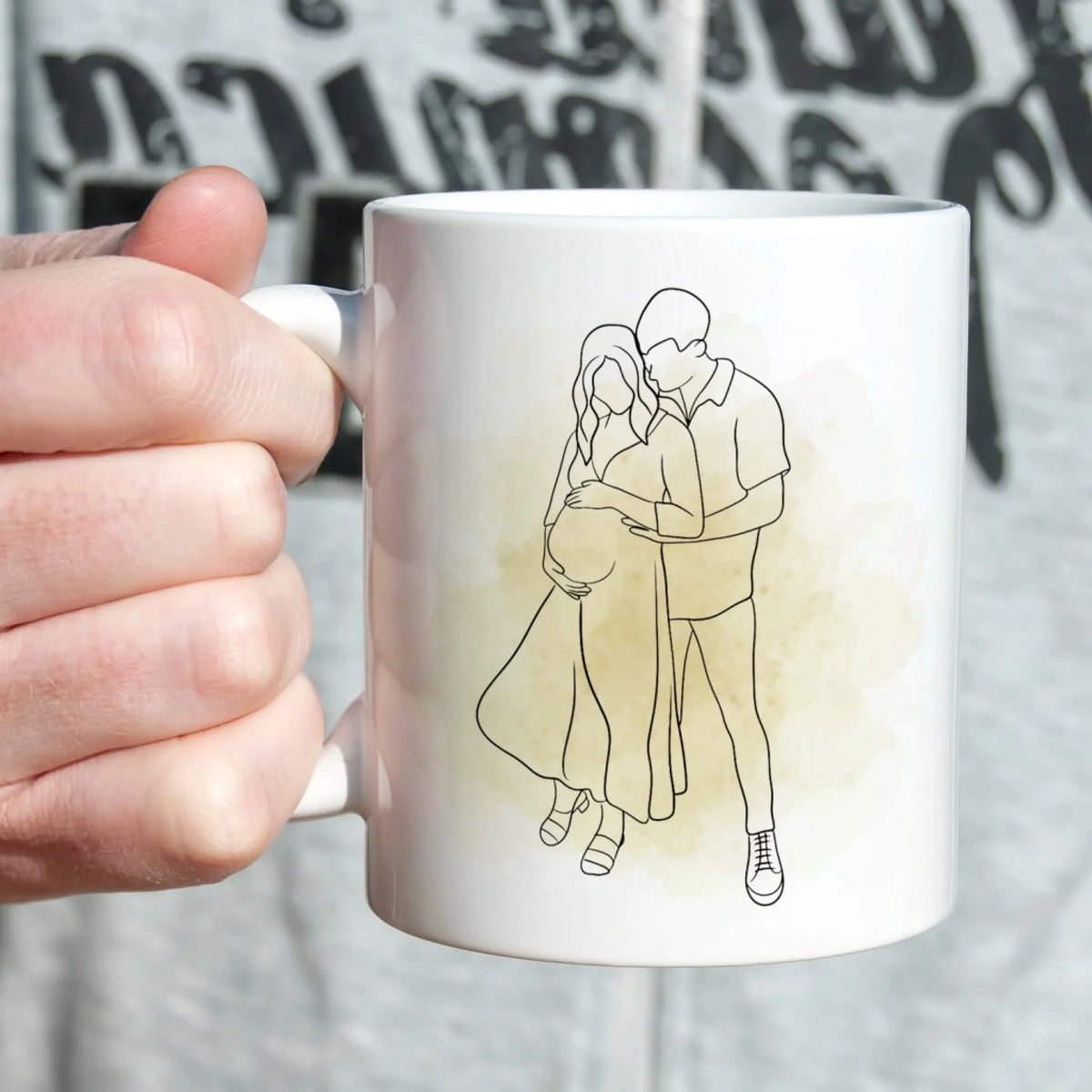 Custom Portrait One Line Drawing mk 7