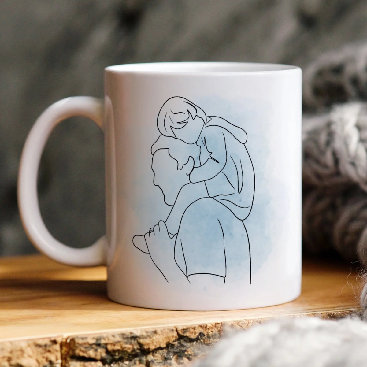 Custom Portrait One Line Drawing mk 4