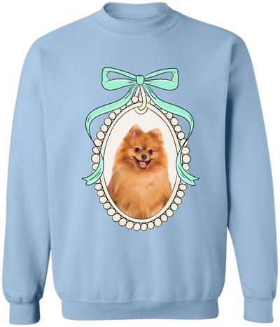 Retro Coquette Custom Pet Portrait - Personalized T-Shirt, Princess Inspired, Dog Mom Gift