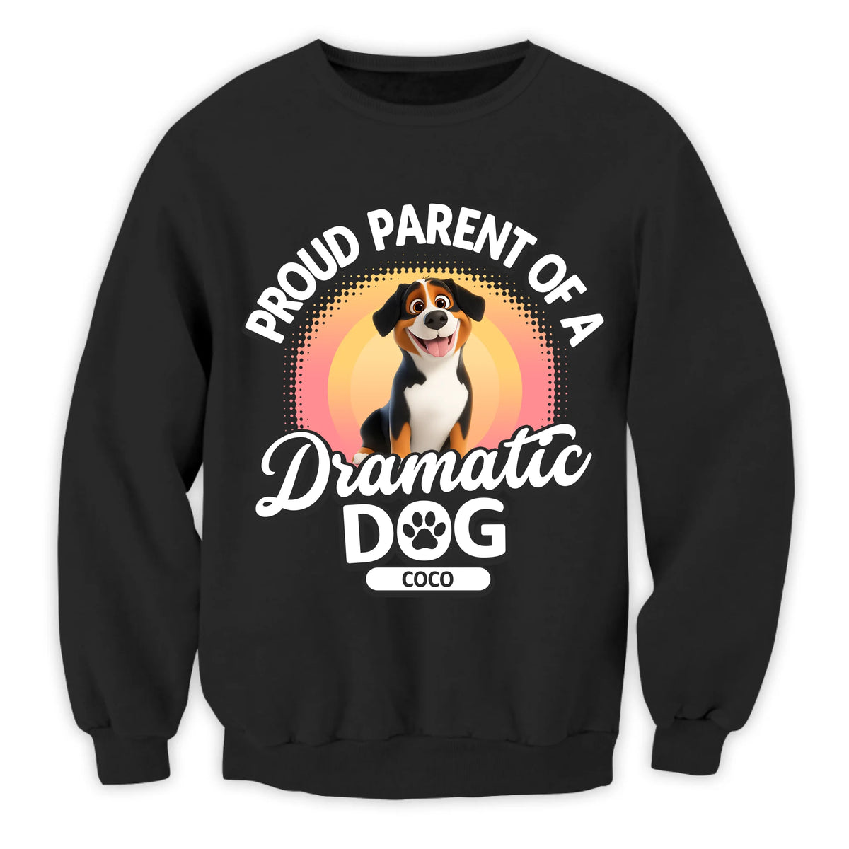 Proud Parent Of Dramatic Dogs - Personalized T-Shirt, Gift For Dog Lover, Cute Shirt For Dog Owner