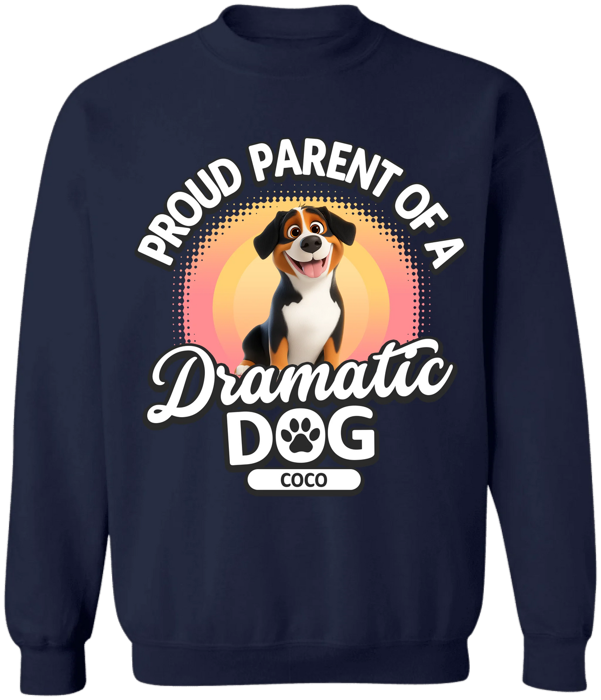 Proud Parent Of Dramatic Dogs - Personalized T-Shirt, Gift For Dog Lover, Cute Shirt For Dog Owner