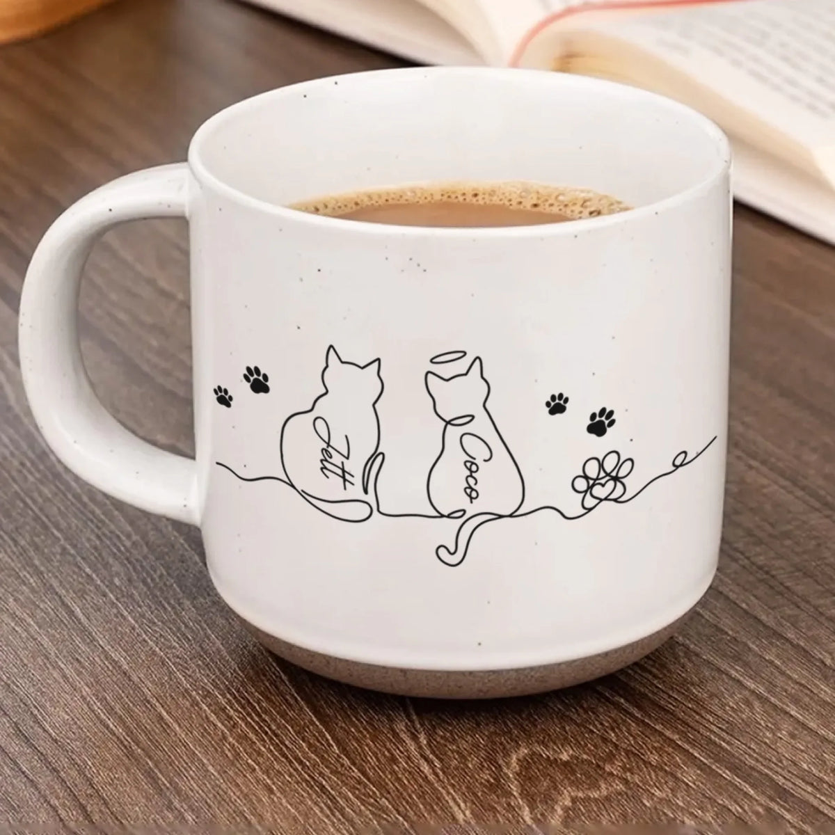 Custom Gift For Cat Lover, Cat Line Art mk 5