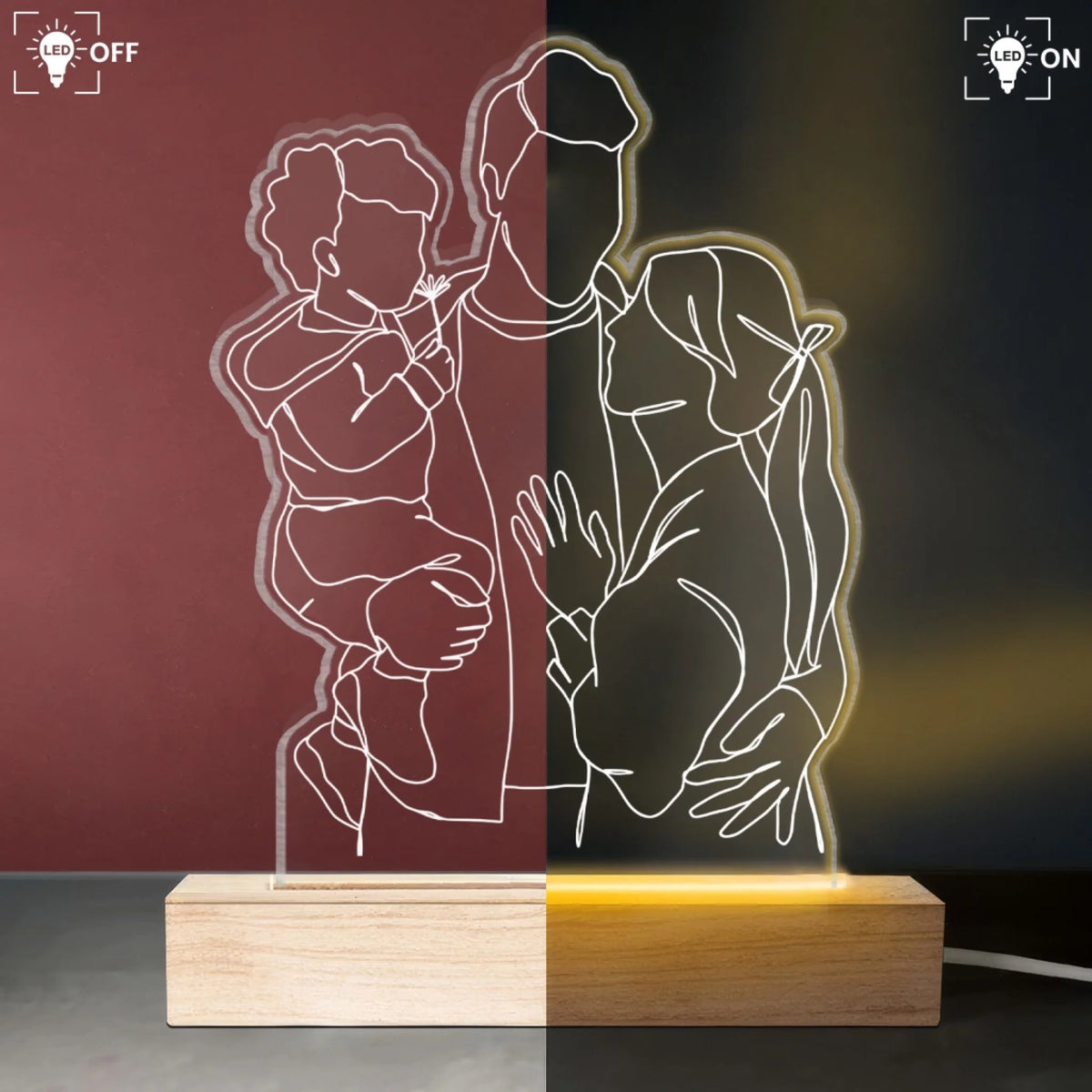 Family Drawing Line Art mk 3