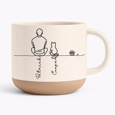 Pottery Mug - white
