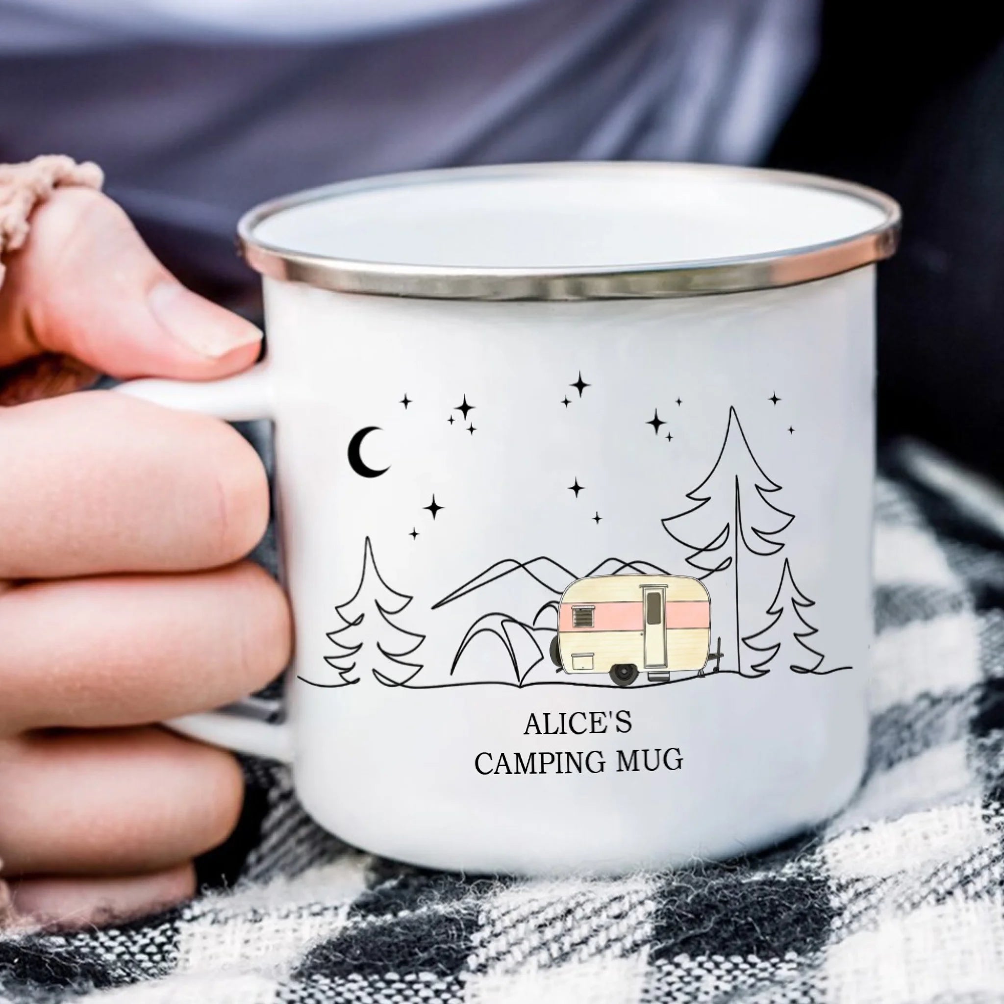 Camping One Line Art mk 2