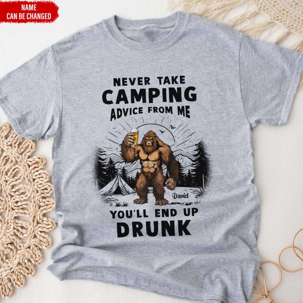 Never Take Camping Advice From Me mk ads